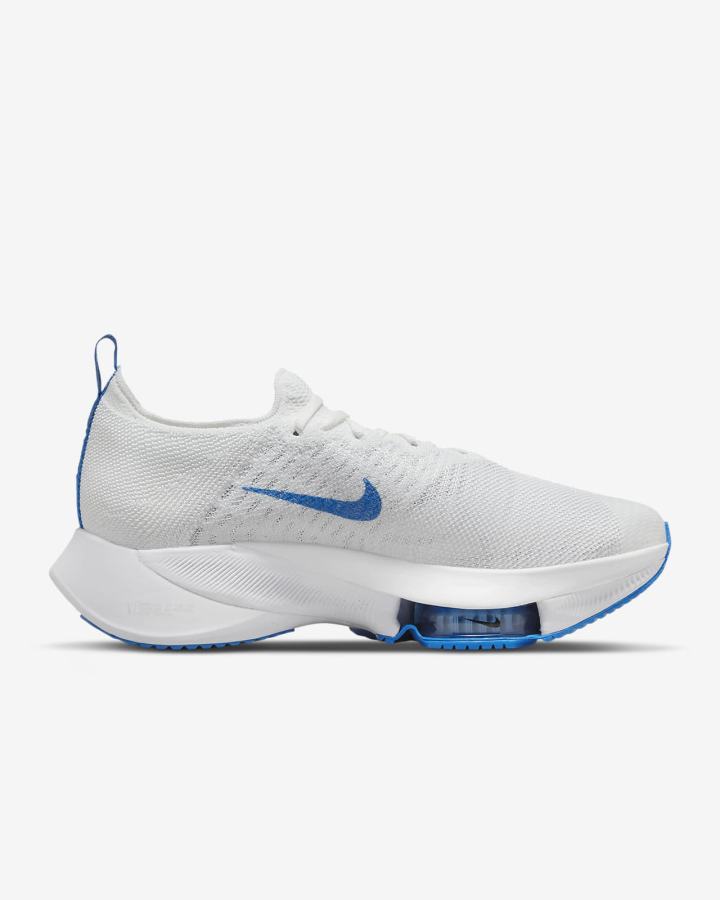 Zapatillas Running Nike Air Zoom Tempo NEXT% Road Hombre Blancas Plateadas Negras Azules | SEBCQ-9326