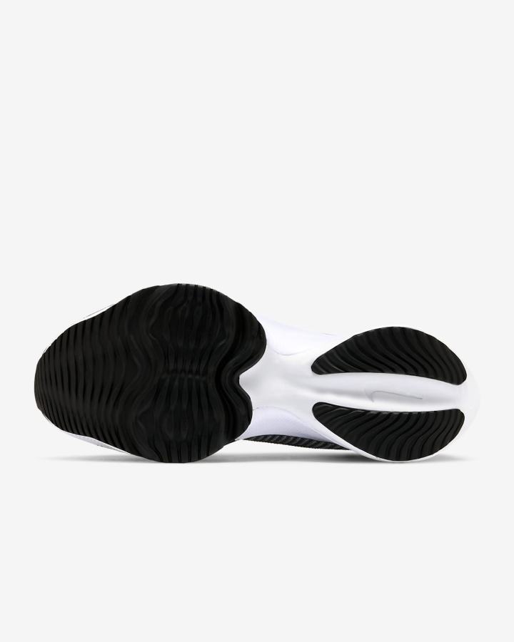 Zapatillas Running Nike Air Zoom Tempo NEXT% Road Hombre Negras Blancas | ZSFTR-6074