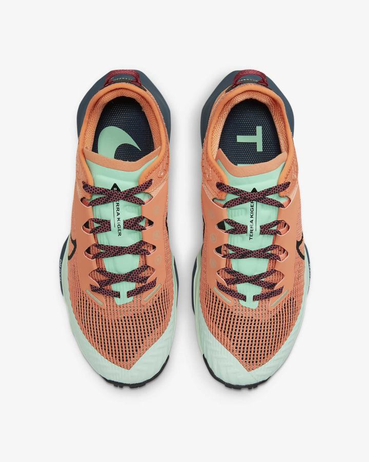 Zapatillas Running Nike Air Zoom Terra Kiger 8 Trail Mujer Naranjas Verde Menta Negras | ACYWO-2387