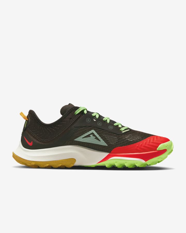 Zapatillas Running Nike Air Zoom Terra Kiger 8 Trail Mujer Marrones Rojas Claro Amarillo Verde | LKEHZ-3512