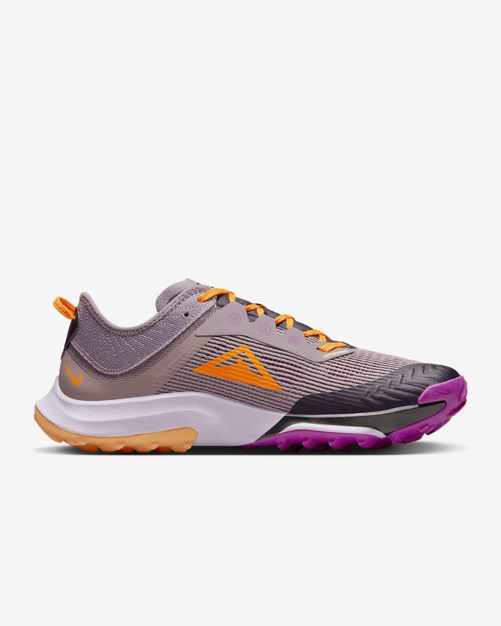 Zapatillas Running Nike Air Zoom Terra Kiger 8 Trail Mujer Moradas Negras Coral Creme Naranjas | WOEYR-7492
