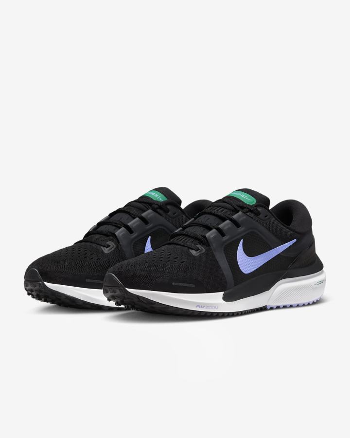 Zapatillas Running Nike Air Zoom Vomero 16 Road Mujer Negras Verde | LJRVP-0574