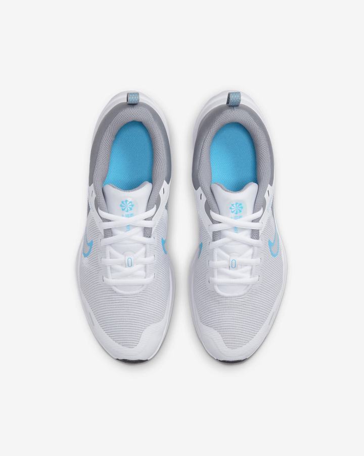 Zapatillas Running Nike Downshifter 12 Kids Road Niña Blancas Gris Negras Azules | ENUGI-3490