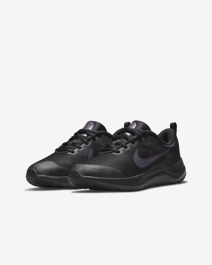 Zapatillas Running Nike Downshifter 12 Kids Road Niña Negras Gris Claro Negras | JIRWH-2154