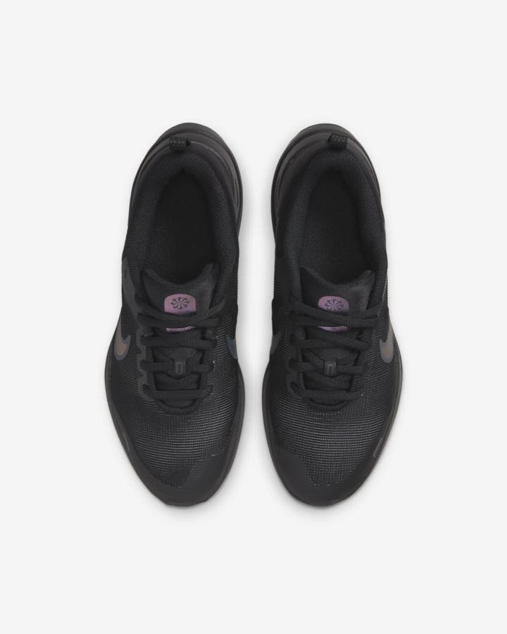 Zapatillas Running Nike Downshifter 12 Kids Road Niño Negras Gris Claro Negras | ZSPMR-4867