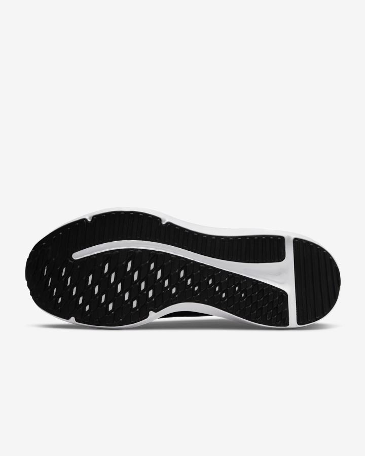 Zapatillas Running Nike Downshifter 12 Road Hombre Negras Gris Oscuro Plateadas Blancas | DNAST-3751
