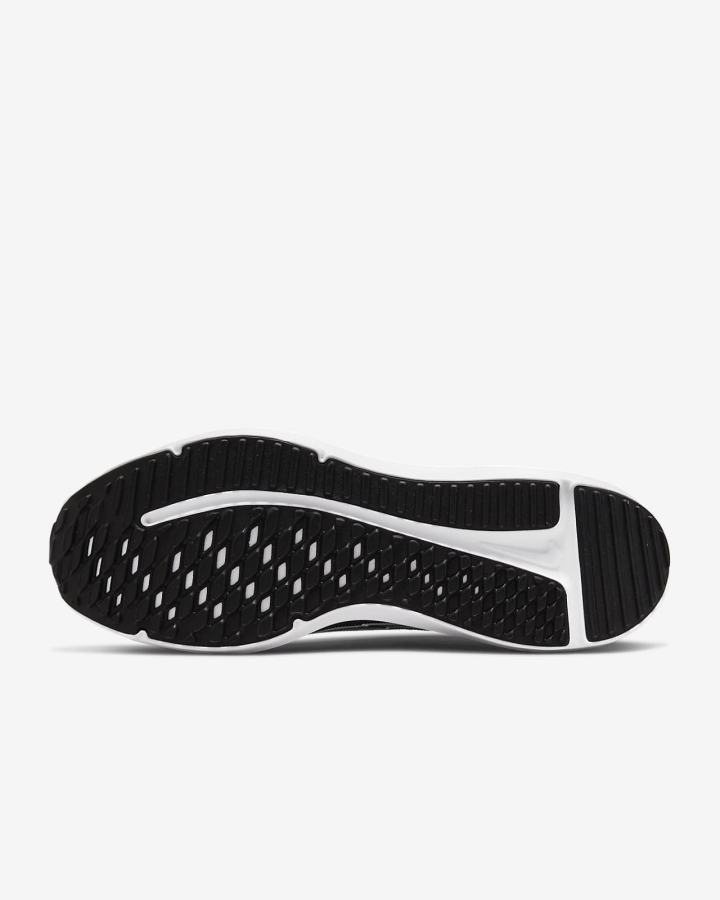 Zapatillas Running Nike Downshifter 12 Road Hombre Negras Gris Oscuro Plateadas Blancas | HDTAP-3809