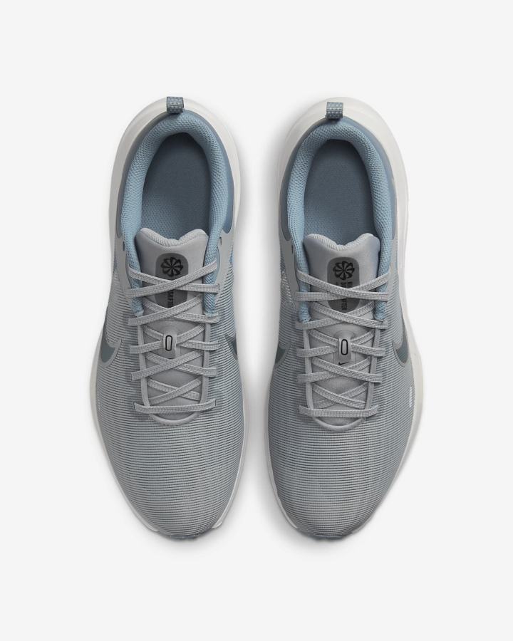 Zapatillas Running Nike Downshifter 12 Road Hombre Gris Claro Metal Gris | HQLSK-5163