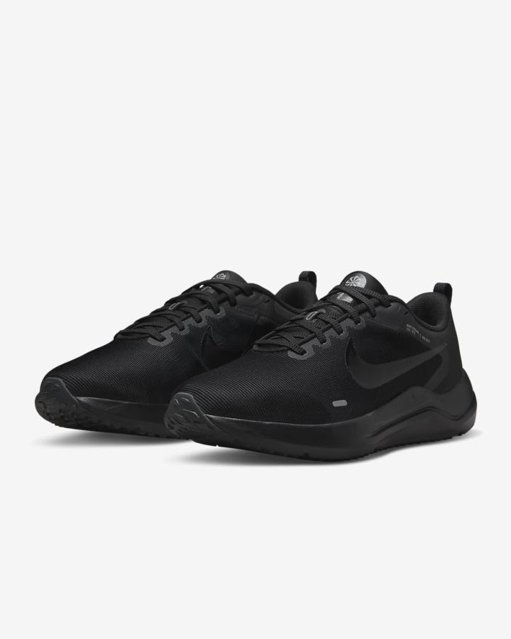 Zapatillas Running Nike Downshifter 12 Road Hombre Negras Gris Gris Oscuro | LCZYS-1967