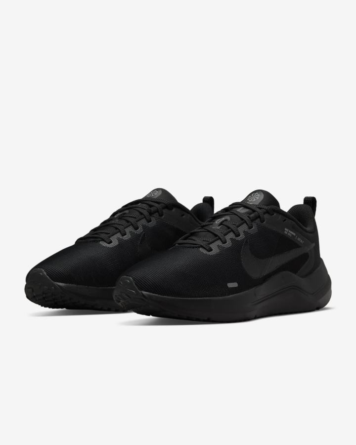 Zapatillas Running Nike Downshifter 12 Road Mujer Negras Gris Oscuro Negras | NHBUQ-1439