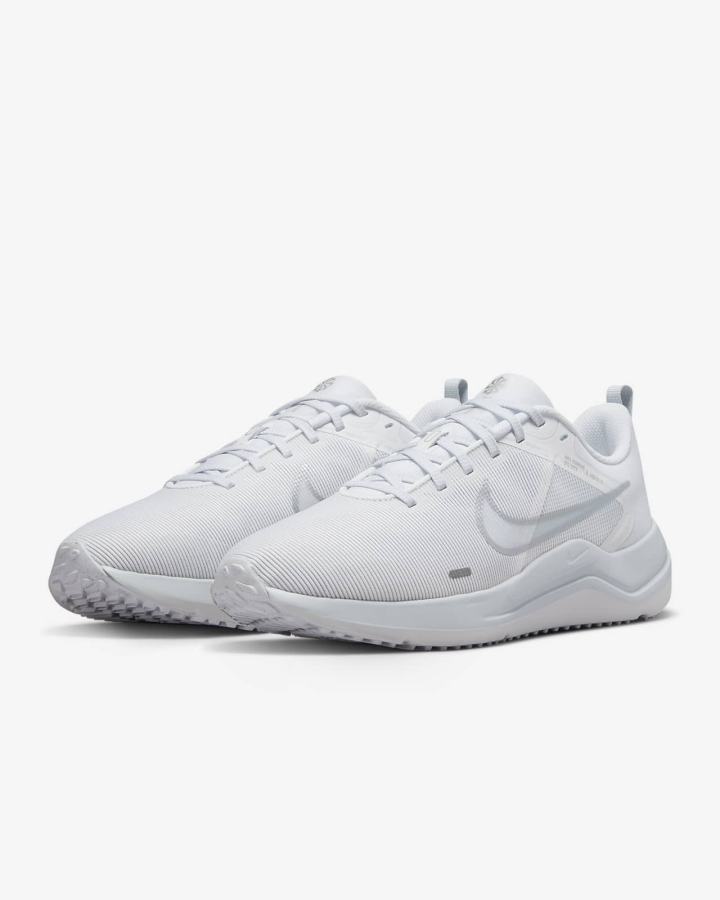 Zapatillas Running Nike Downshifter 12 Road Mujer Blancas Plateadas Metal Plateadas | NOUQF-0891