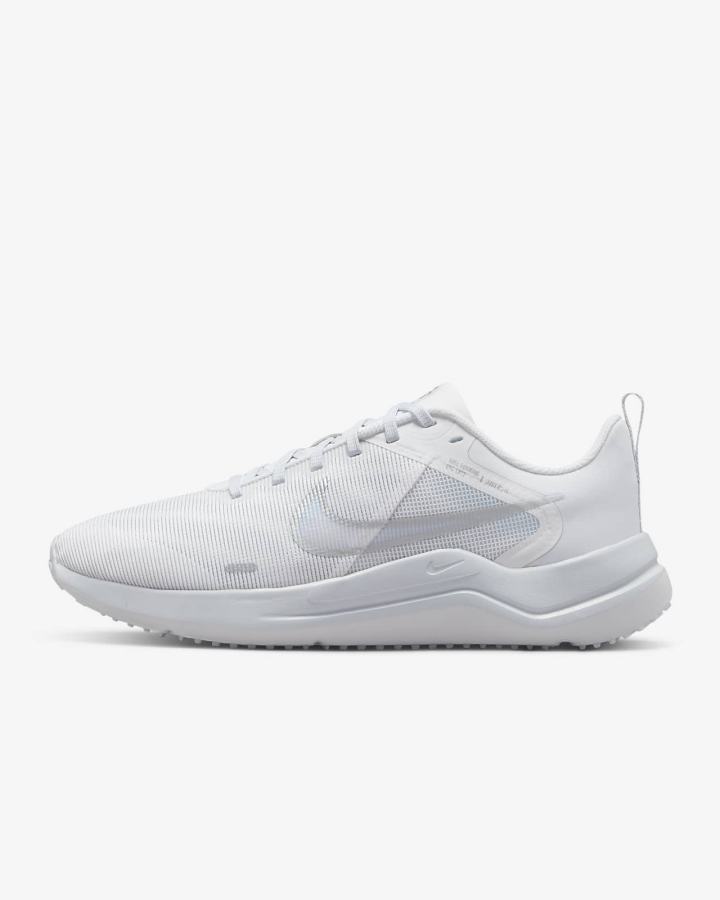 Zapatillas Running Nike Downshifter 12 Road Mujer Blancas Plateadas Metal Plateadas | NOUQF-0891