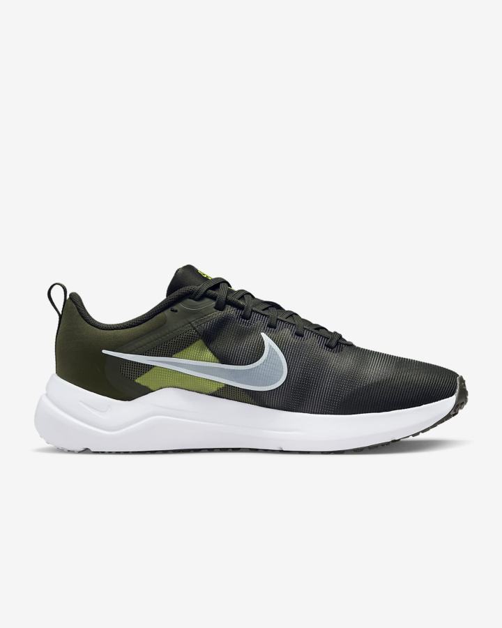 Zapatillas Running Nike Downshifter 12 Road Hombre Kaki Amarillo Azules | PLYEK-6231