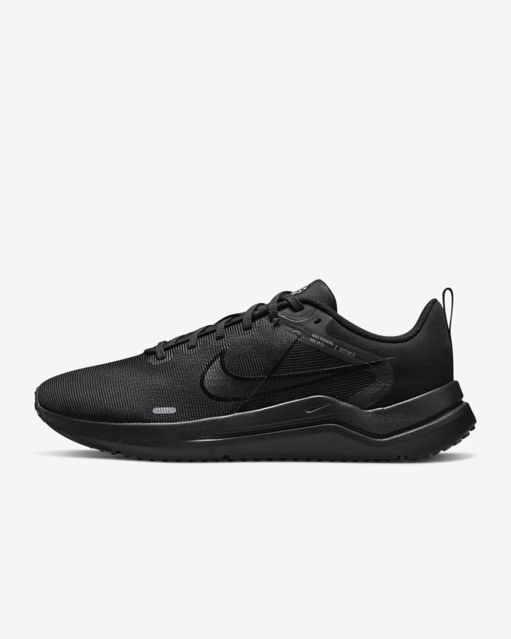 Zapatillas Running Nike Downshifter 12 Road Hombre Negras Gris Gris Oscuro | UZATY-2837