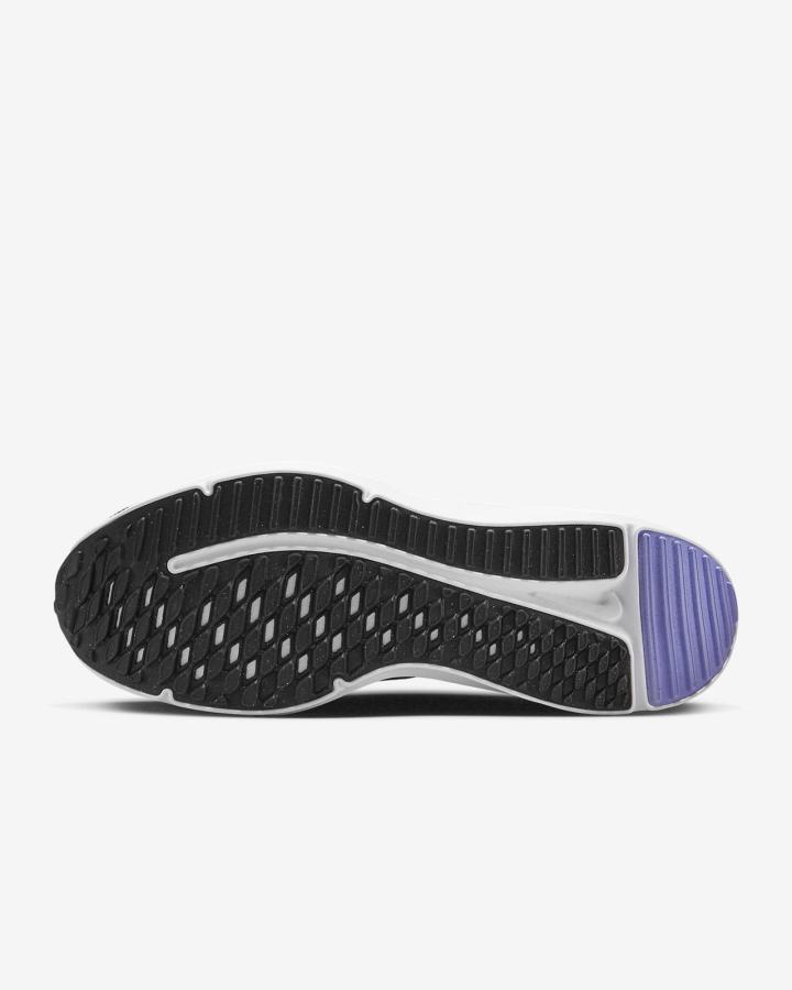 Zapatillas Running Nike Downshifter 12 Road Mujer Negras Blancas | WHMYR-4290