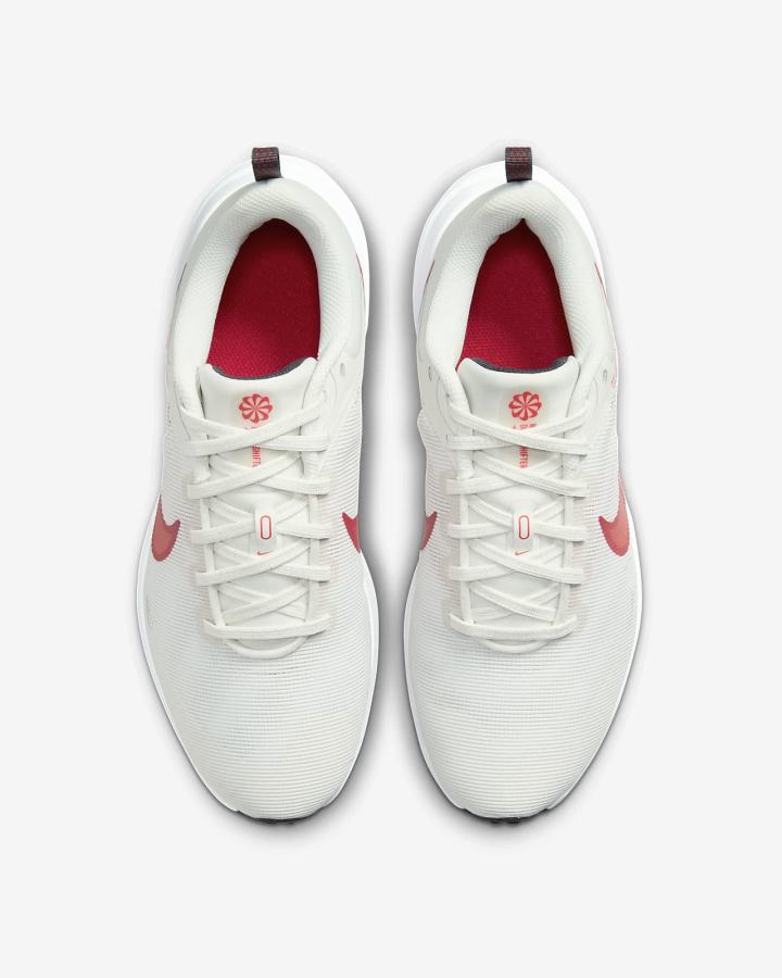 Zapatillas Running Nike Downshifter 12 Road Mujer Blancas Rojas Claro | XYAHD-8452
