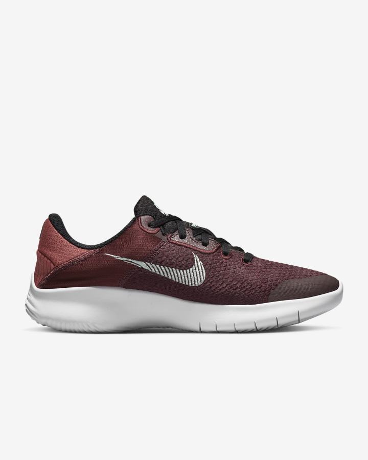 Zapatillas Running Nike Flex Experience Run 11 Next Nature Road Mujer Burdeos Rojas Negras Verde Menta | GIXUL-8412