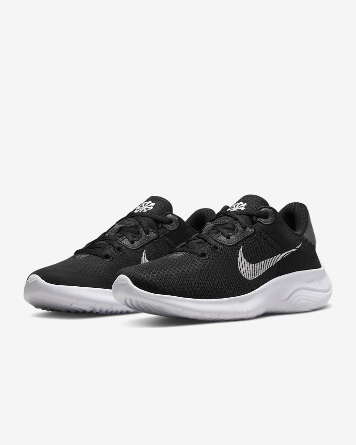 Zapatillas Running Nike Flex Experience Run 11 Next Nature Road Mujer Negras Gris Oscuro Blancas | LIYFR-9201
