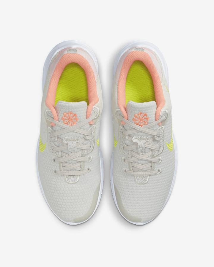 Zapatillas Running Nike Flex Experience Run 11 Next Nature Road Mujer Beige Claro Rojas Verde | NWLYD-9201