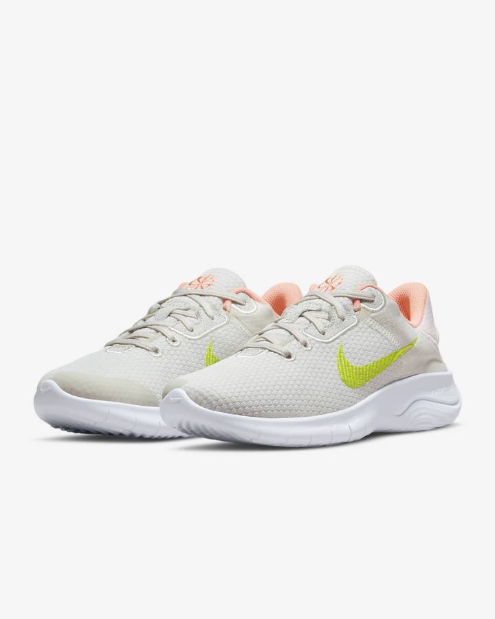 Zapatillas Running Nike Flex Experience Run 11 Next Nature Road Mujer Beige Claro Rojas Verde | NWLYD-9201