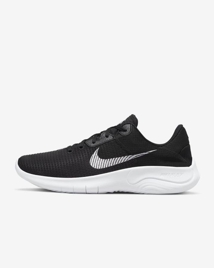 Zapatillas Running Nike Flex Experience Run 11 Next Nature Road Hombre Negras Blancas | OYJUT-1587