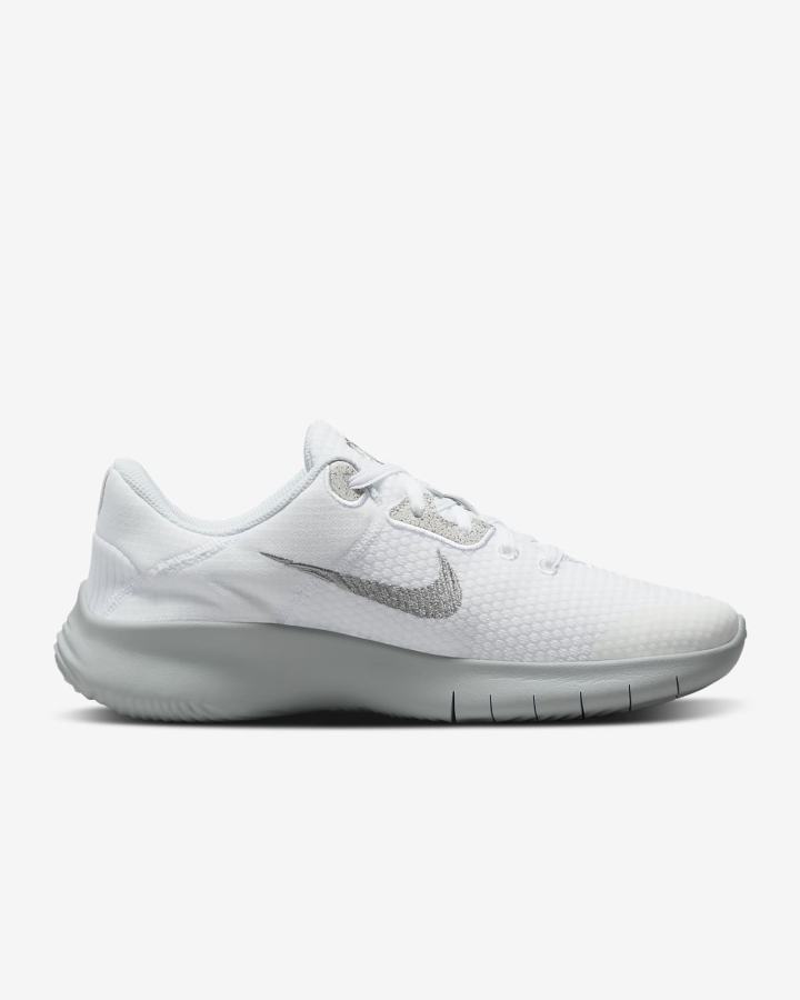 Zapatillas Running Nike Flex Experience Run 11 Next Nature Road Mujer Blancas Plateadas Metal Plateadas | QGJSU-6417