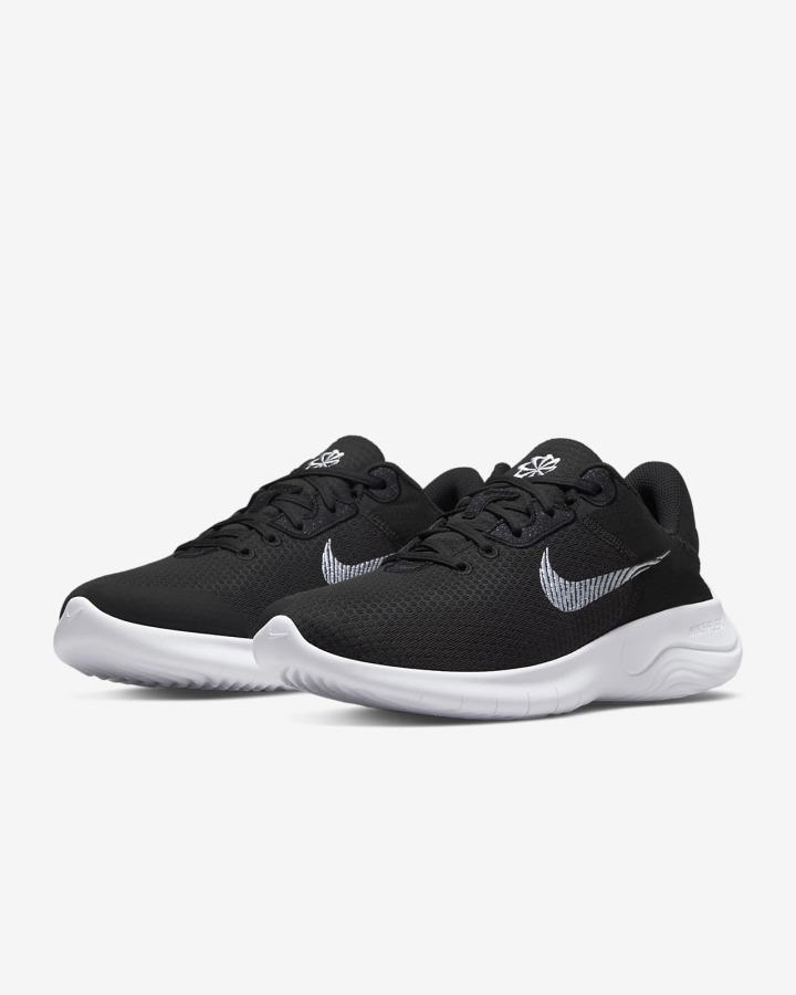 Zapatillas Running Nike Flex Experience Run 11 Next Nature Road Hombre Negras Blancas | SENTB-7146