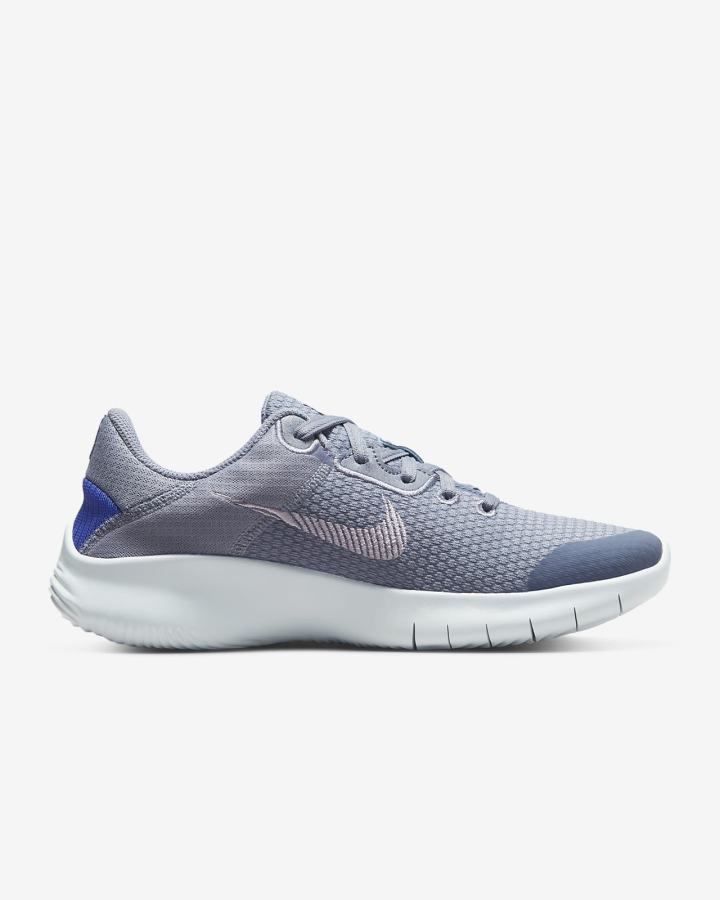 Zapatillas Running Nike Flex Experience Run 11 Next Nature Road Mujer Azules Negras | SEVKC-0392