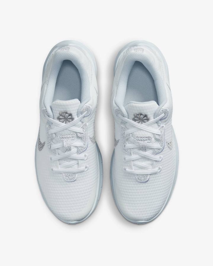 Zapatillas Running Nike Flex Experience Run 11 Next Nature Road Mujer Blancas Plateadas Metal Plateadas | SWOGU-2956