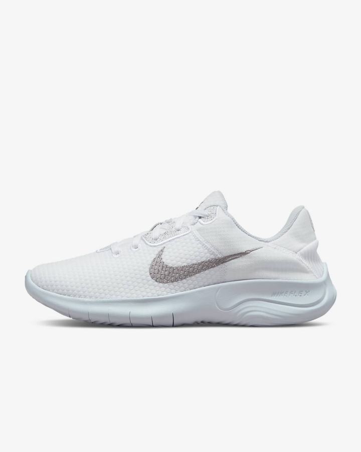 Zapatillas Running Nike Flex Experience Run 11 Next Nature Road Mujer Blancas Plateadas Metal Plateadas | SWOGU-2956