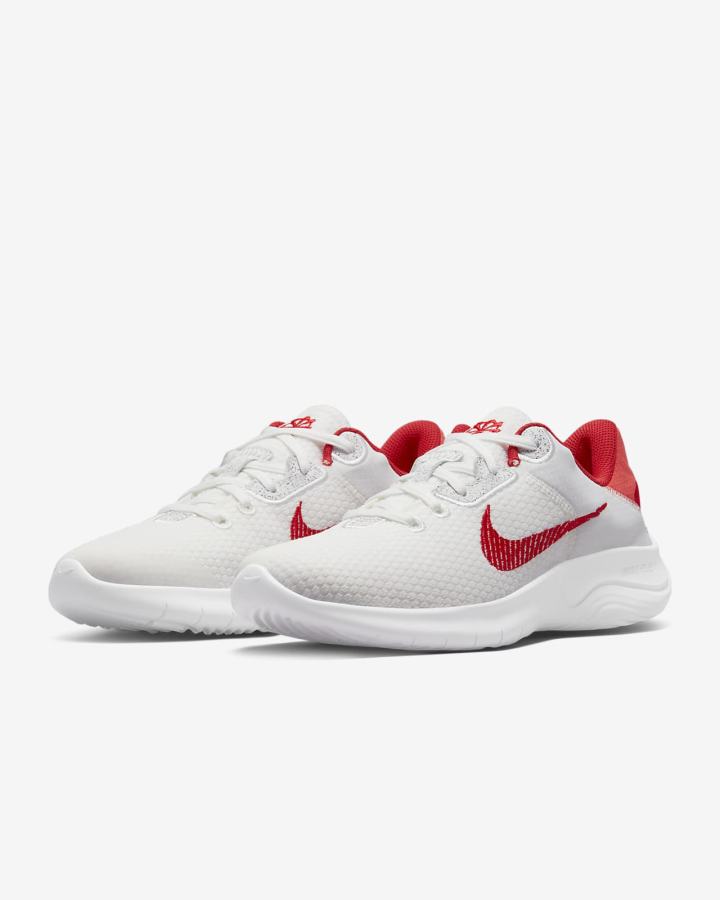 Zapatillas Running Nike Flex Experience Run 11 Next Nature Road Mujer Blancas Rojas | TWCMH-1356