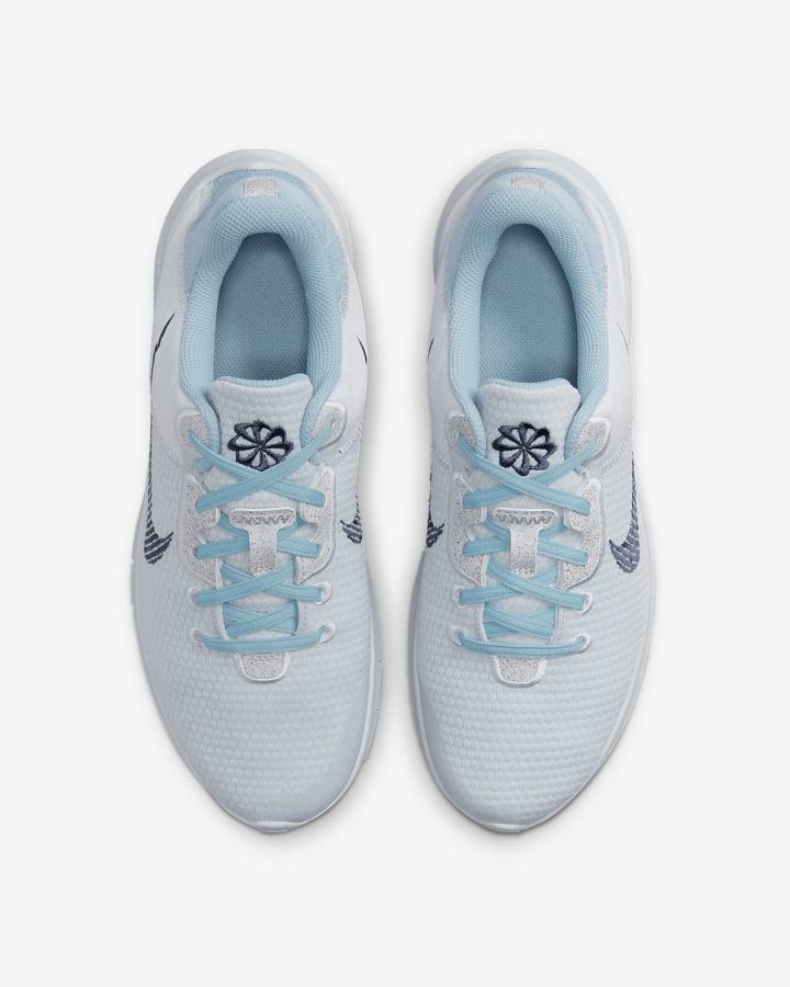 Zapatillas Running Nike Flex Experience Run 11 Next Nature Road Hombre Plateadas Azules | UAMGT-8459