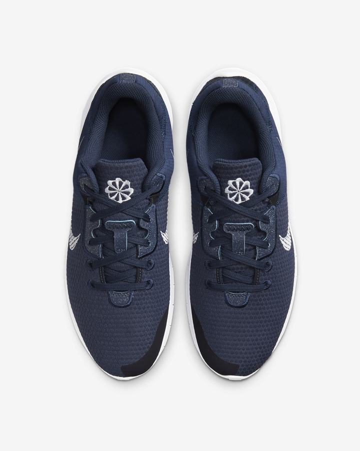Zapatillas Running Nike Flex Experience Run 11 Next Nature Road Hombre Azul Marino Obsidian Oscuro Blancas | UDNFQ-7201