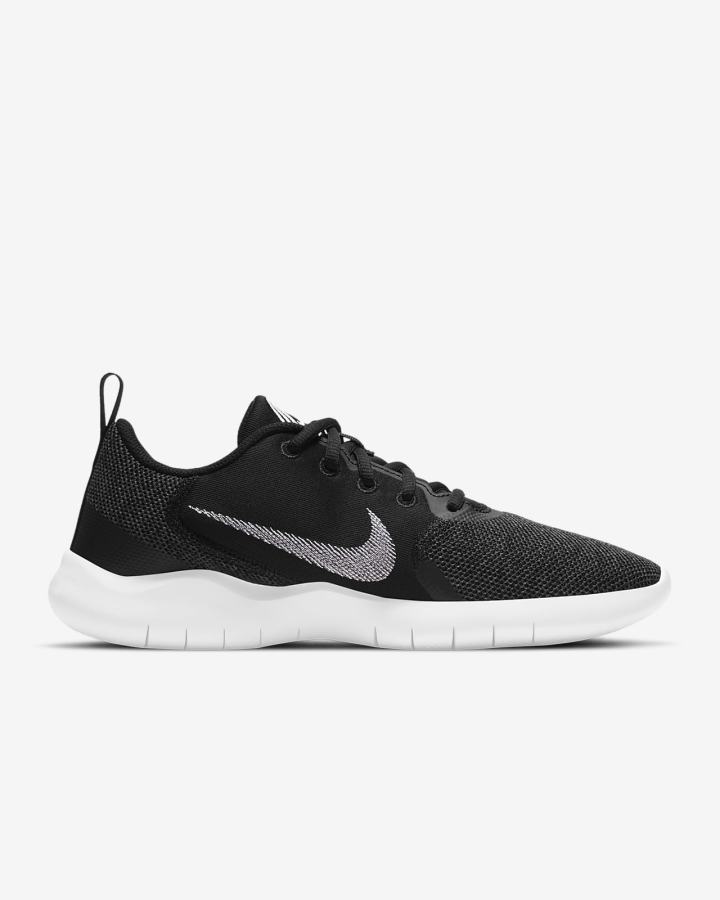 Zapatillas Running Nike Flex Experience Run 10 Road Mujer Negras Gris Oscuro Blancas | UTQHP-6702