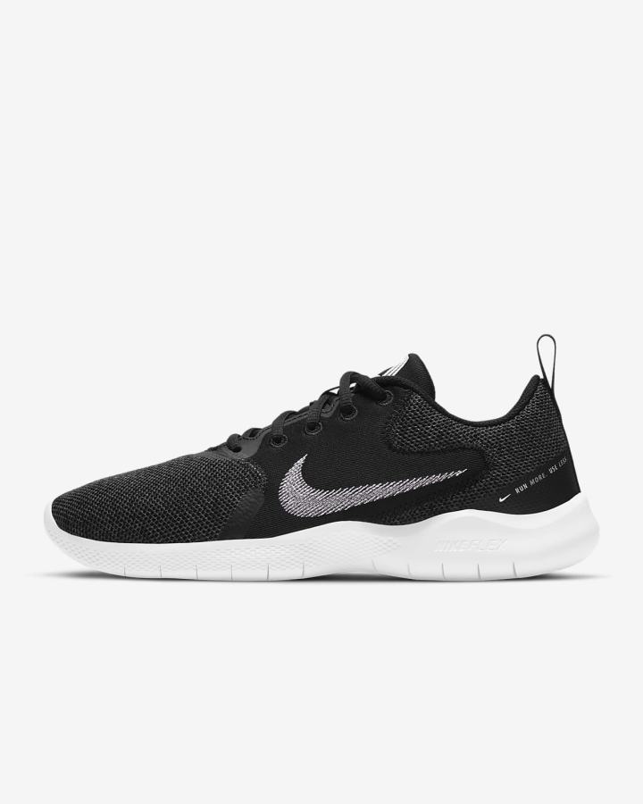 Zapatillas Running Nike Flex Experience Run 10 Road Mujer Negras Gris Oscuro Blancas | UTQHP-6702