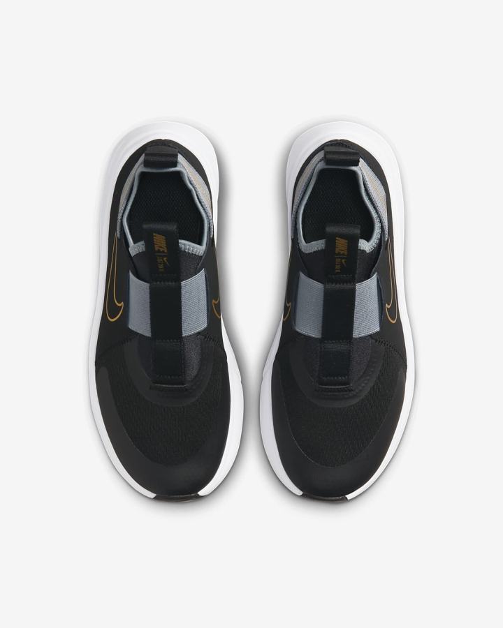 Zapatillas Running Nike Flex Plus Kids Road Niña Negras Gris Blancas Metal Doradas | BZCIP-6518