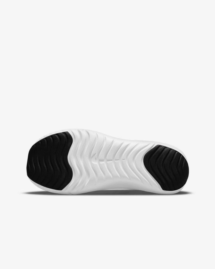 Zapatillas Running Nike Flex Plus Kids Road Niña Negras Blancas | CPGJX-2395