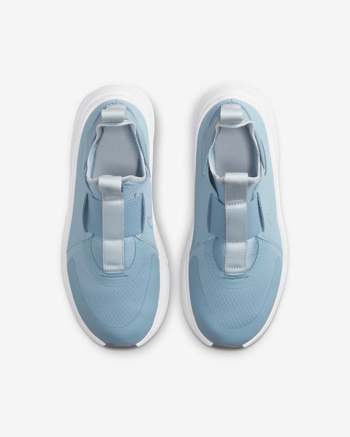 Zapatillas Running Nike Flex Plus Kids Road Niño Azules Blancas | MYZQD-1452