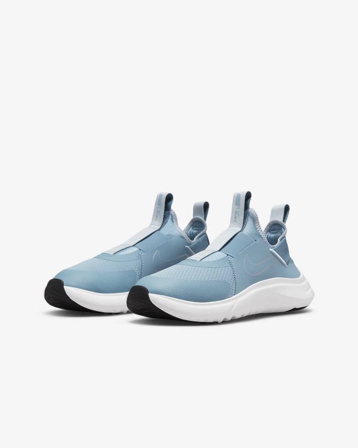 Zapatillas Running Nike Flex Plus Kids Road Niño Azules Blancas | MYZQD-1452
