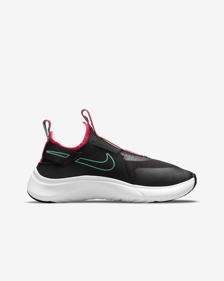 Zapatillas Running Nike Flex Plus Kids Road Niña Negras Rojas Turquesa | PJGKX-0698