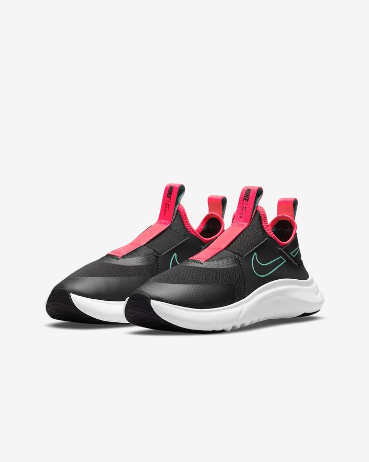 Zapatillas Running Nike Flex Plus Kids Road Niña Negras Rojas Turquesa | PJGKX-0698