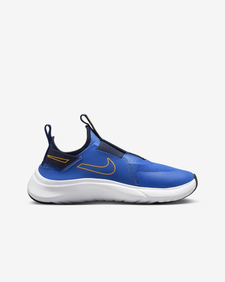 Zapatillas Running Nike Flex Plus Kids Road Niño Azul Real Azul Marino Blancas Amarillo | SUWHD-2684
