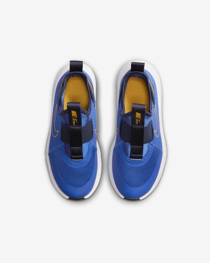 Zapatillas Running Nike Flex Plus Kids Road Niño Azul Real Azul Marino Blancas Amarillo | SUWHD-2684