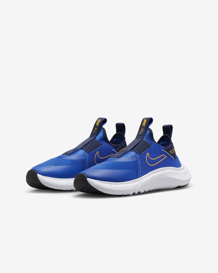Zapatillas Running Nike Flex Plus Kids Road Niño Azul Real Azul Marino Blancas Amarillo | SUWHD-2684