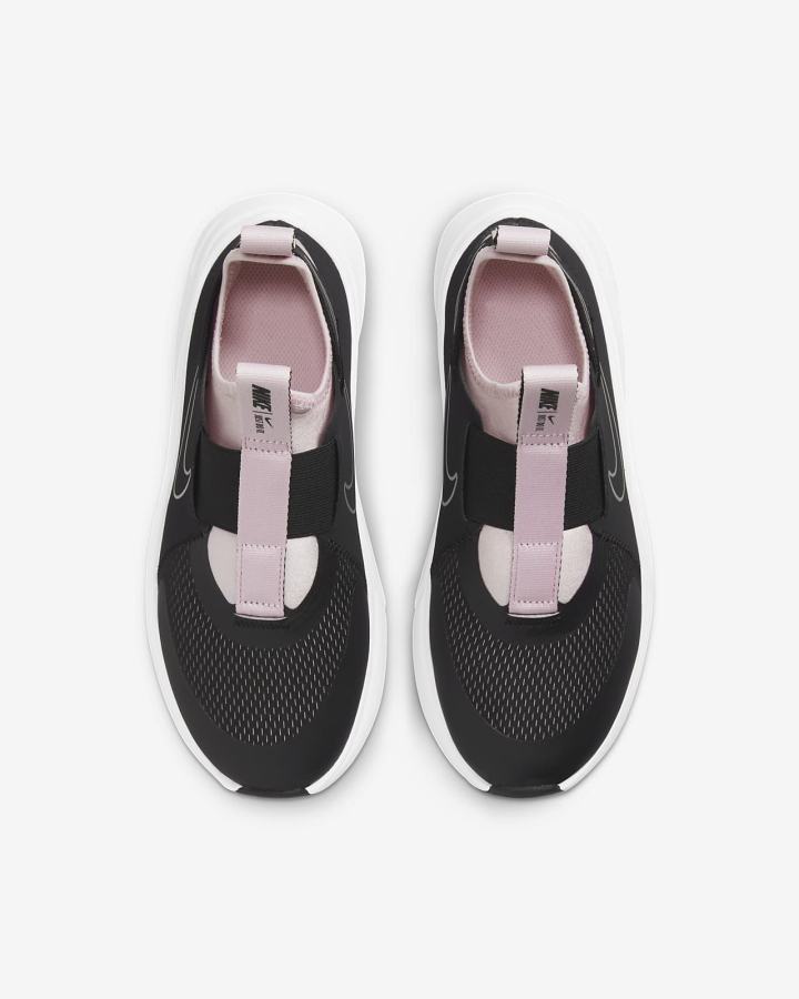 Zapatillas Running Nike Flex Plus Kids Road Niña Negras Rosas Metal Plateadas | XNBEY-6308