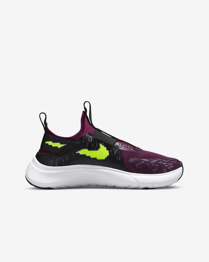 Zapatillas Running Nike Flex Plus SE Kids Road Niña Negras Blancas | BNWPZ-0462