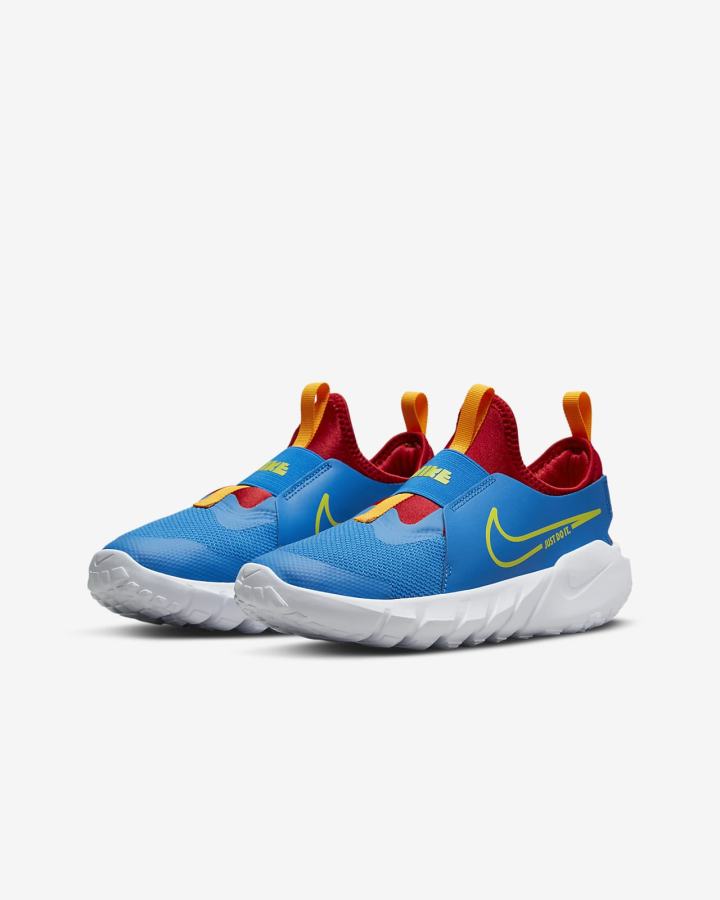 Zapatillas Running Nike Flex Runner 2 Kids Road Niño Azules Rojas Doradas Verde | AETVS-7380