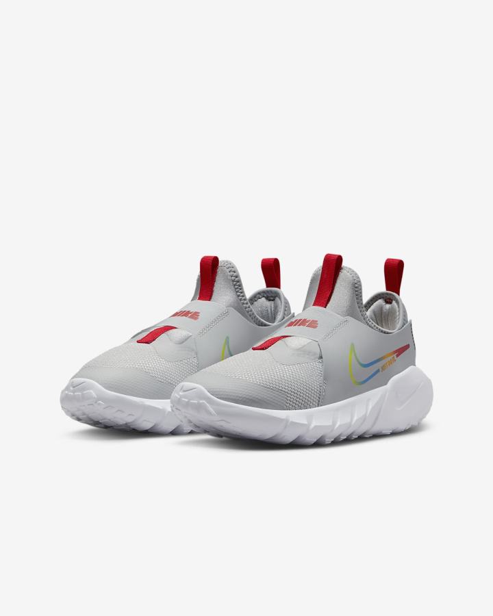 Zapatillas Running Nike Flex Runner 2 Kids Road Niña Gris Gris Claro Azules Multicolor | PWYXF-7189