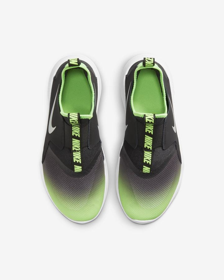 Zapatillas Running Nike Flex Runner Kids Niña Negras Verde | XMFVS-5312
