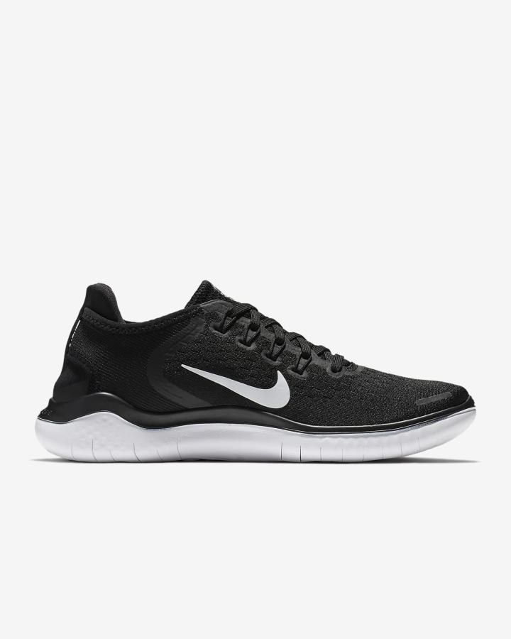 Zapatillas Running Nike Free RN 2018 Mujer Negras Blancas | DWHPF-2651